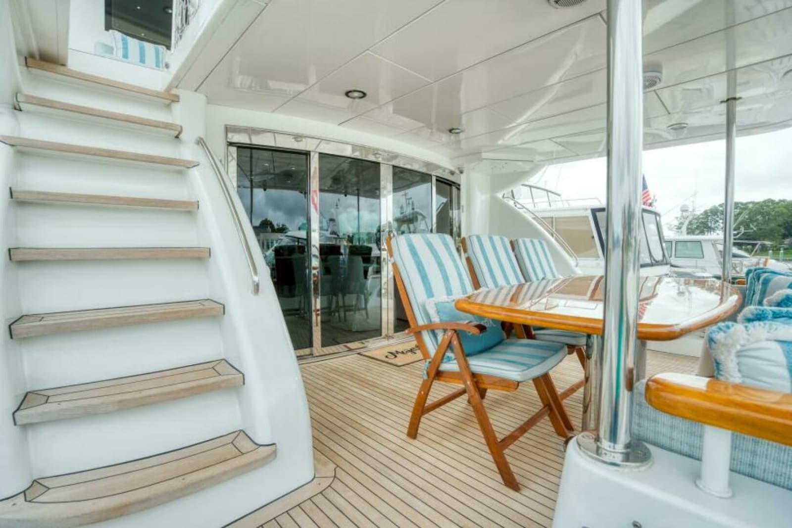 2007 Hatteras 80 Enclosed Bridge