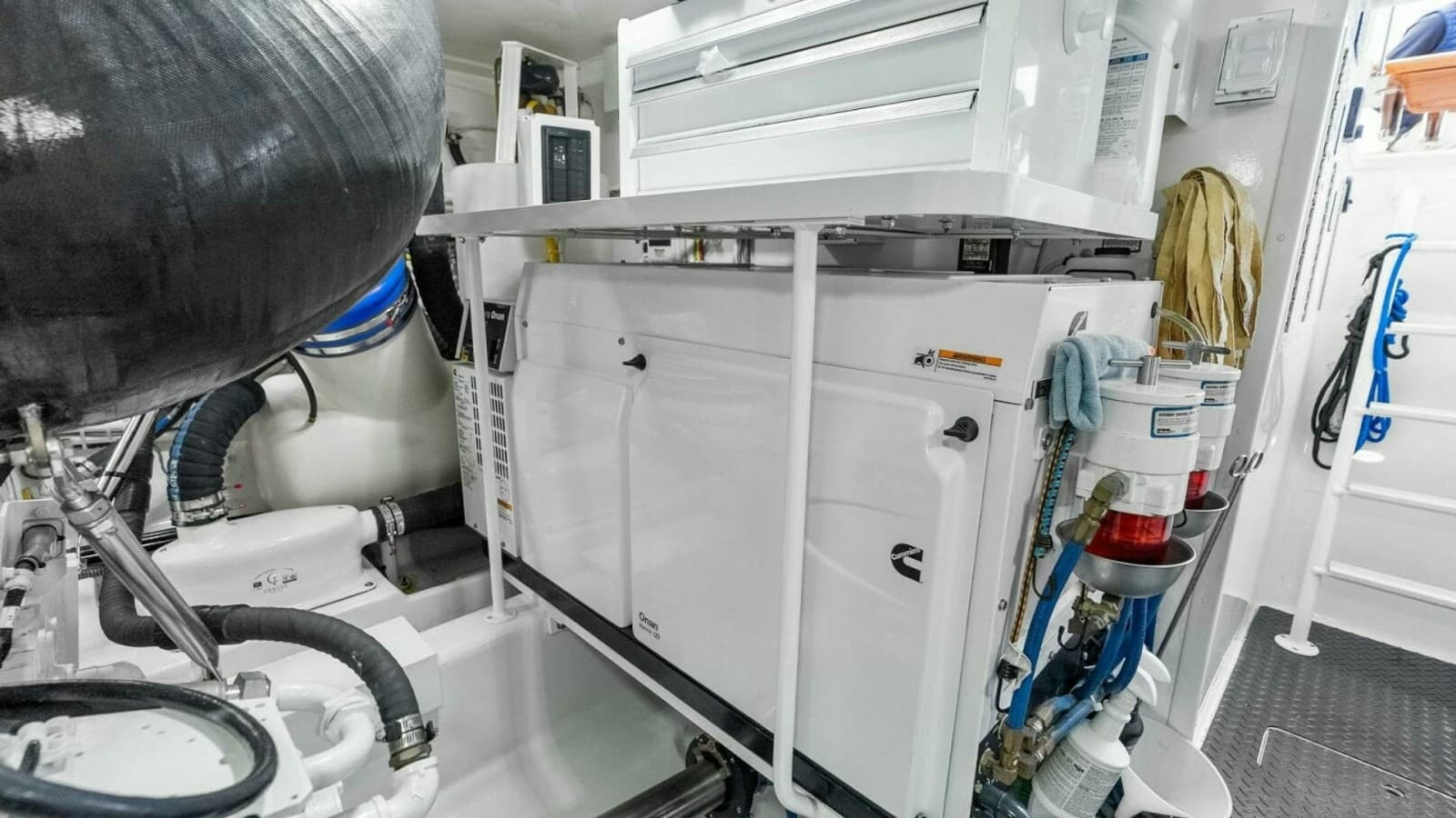 2022 Viking 68 Enclosed Bridge- PIPE DREAM- Engine Room