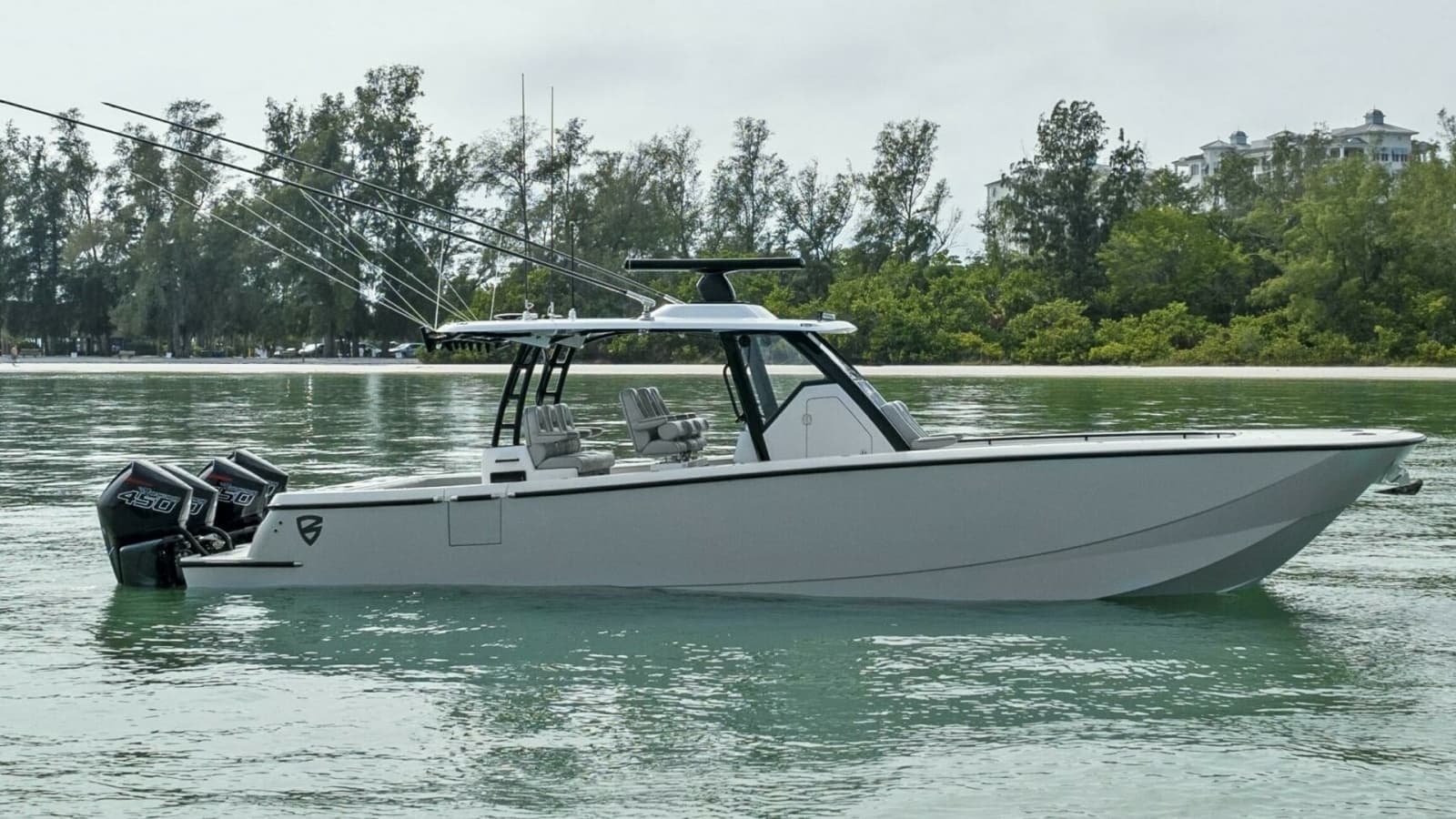 2022 Barker Boatworks 40 HPC Starboard Profile