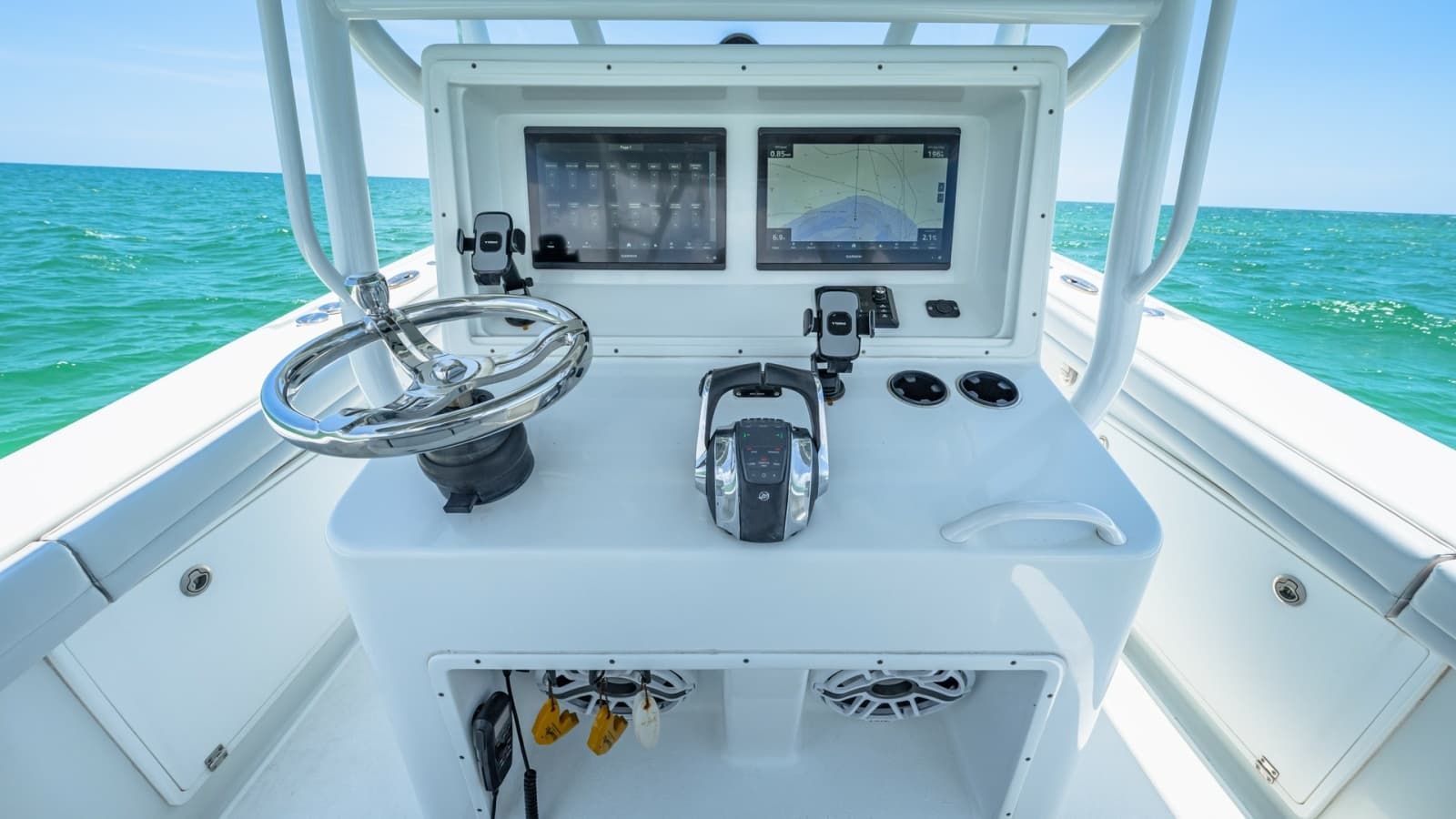 Helm Station with Dual Displays