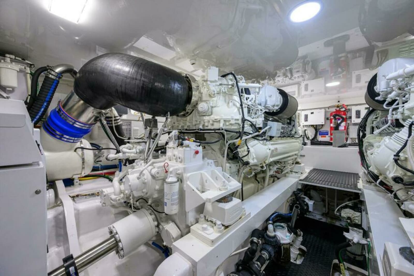 2023 Viking 64 Convertible - Engine Room