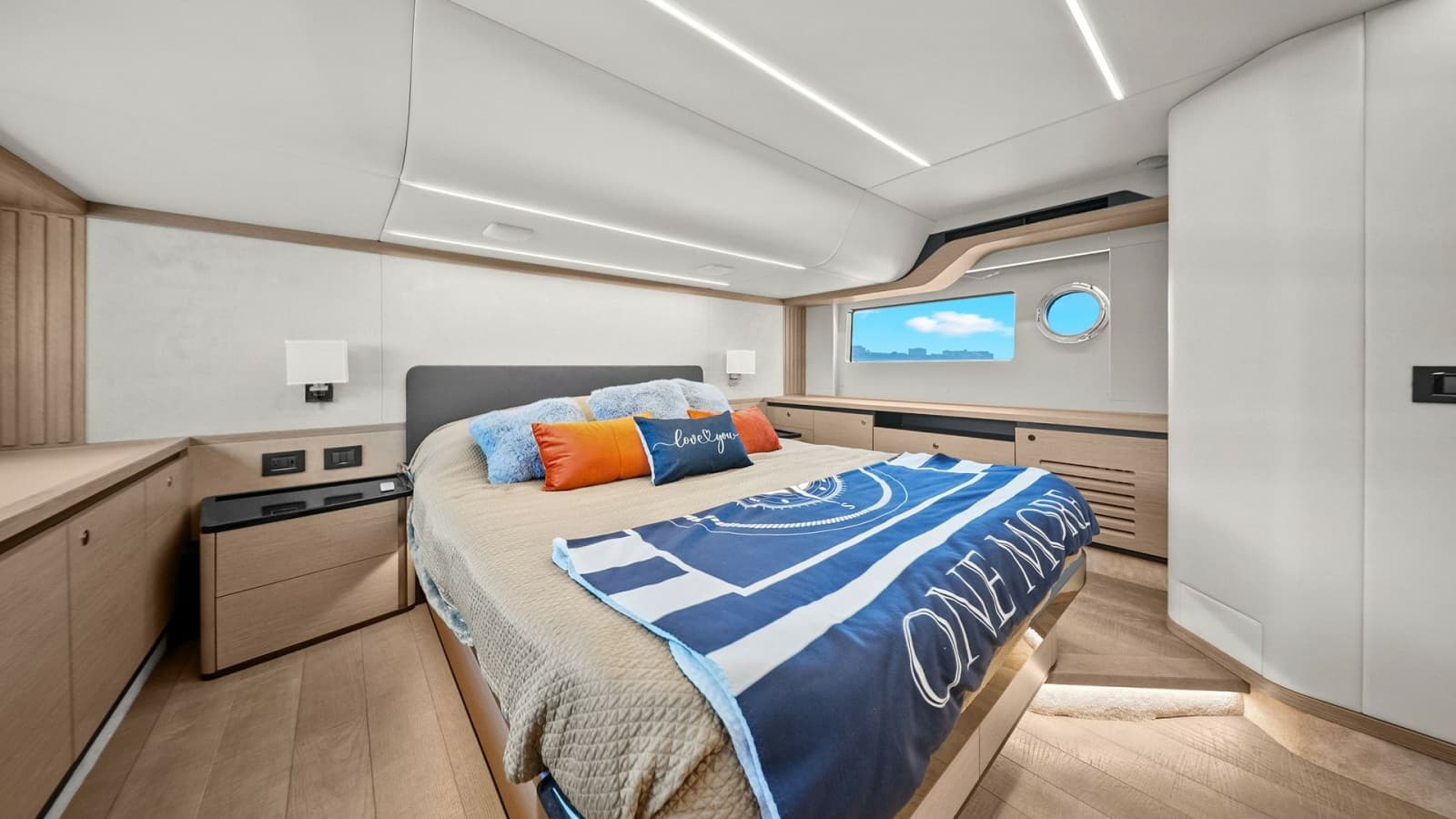 Master Stateroom with Panoramic Window
