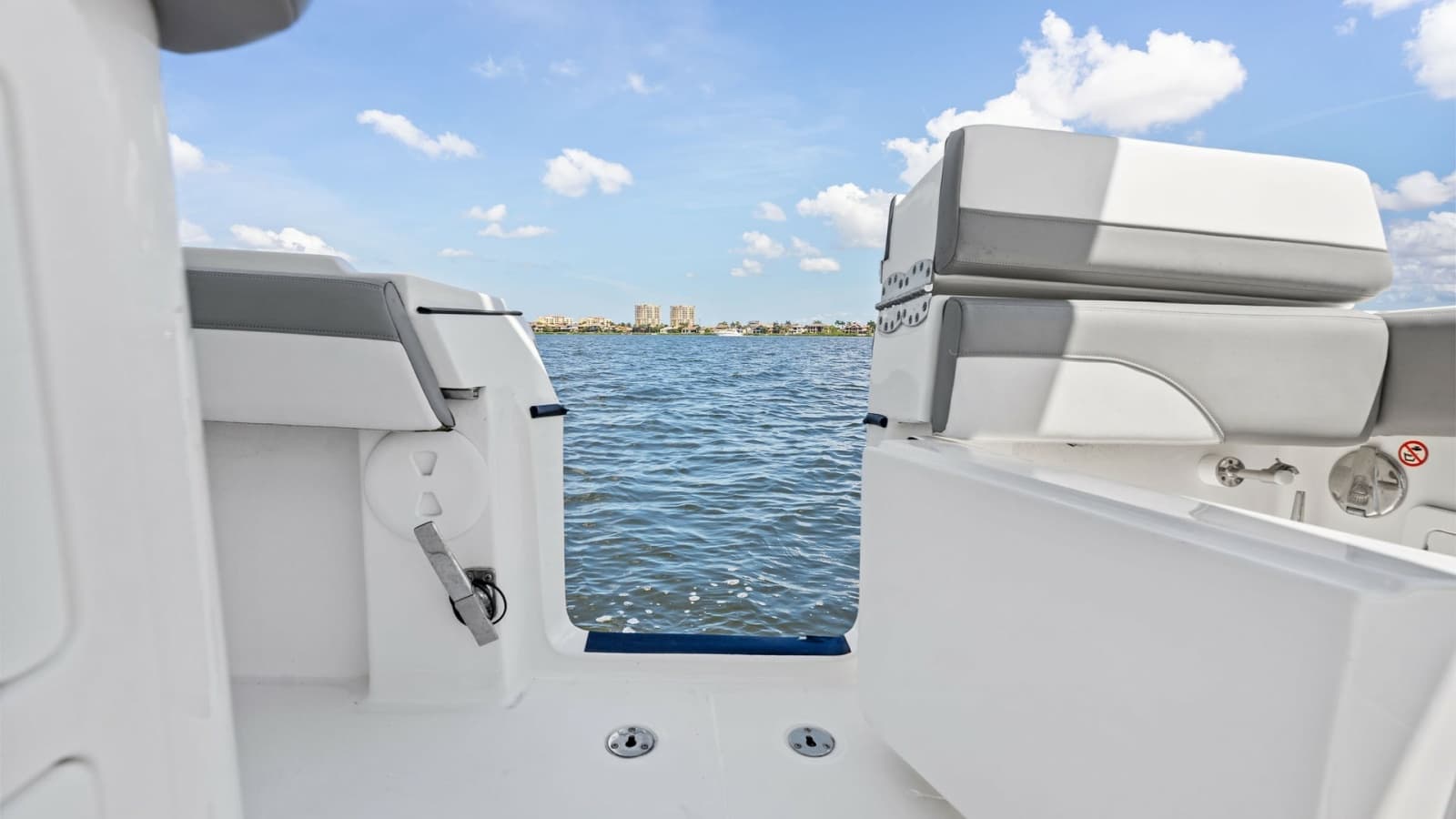 Transom Door with Waterfront View