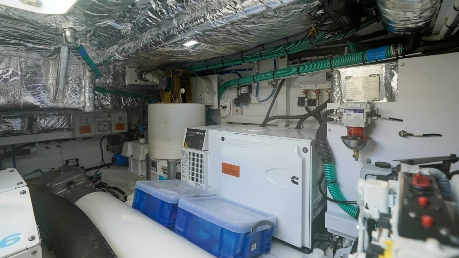 2021 Princess F50- MAKING TIME- Engine room- Generator