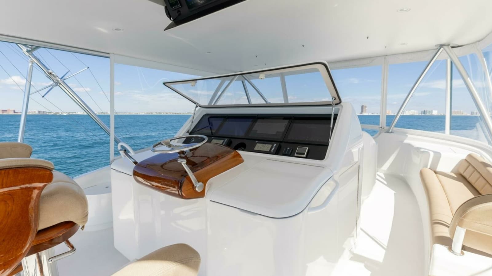 2013 Viking 76 Convertible- REEL FIRE- Helm