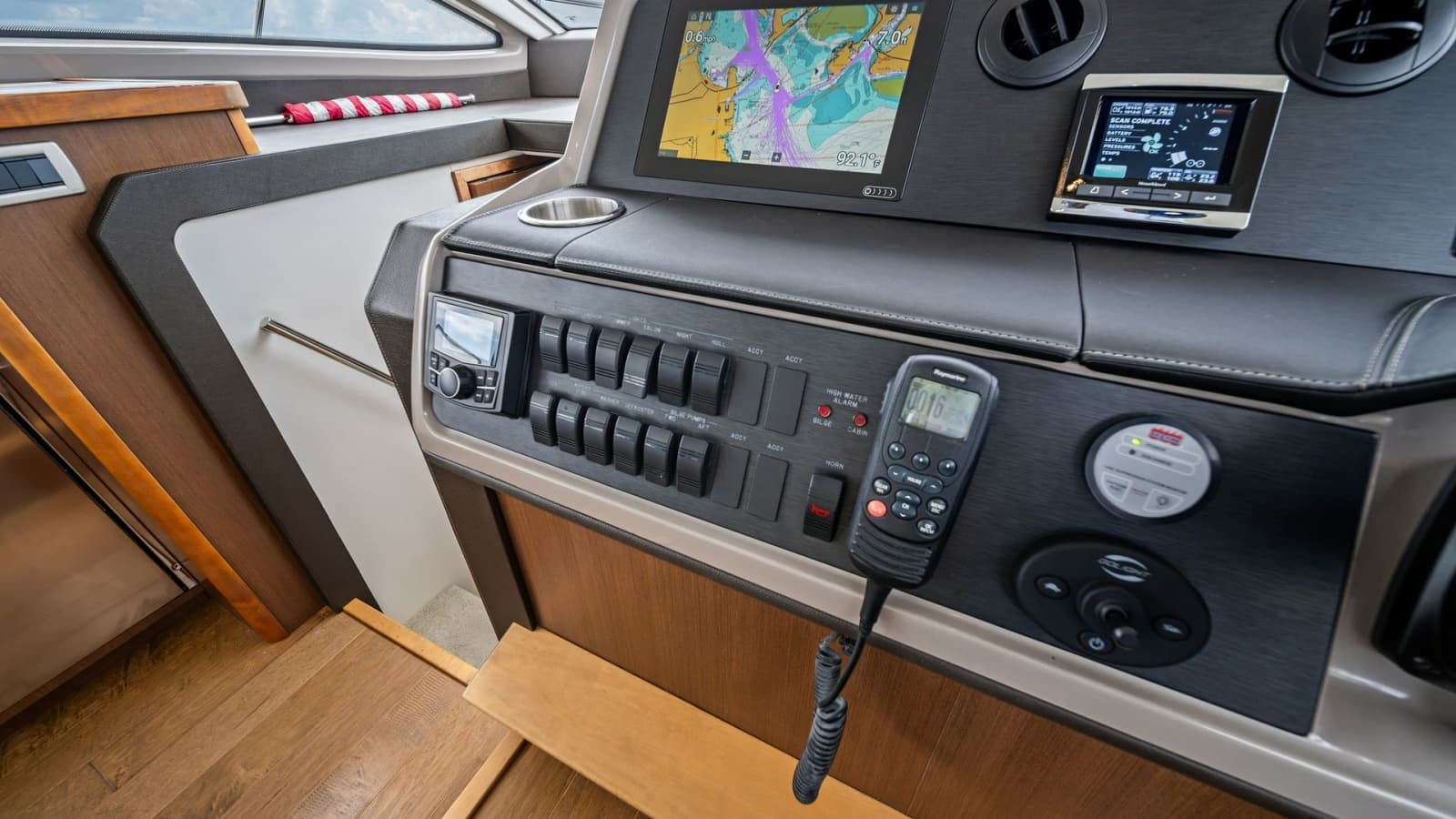 Modern Helm Station with Electronics