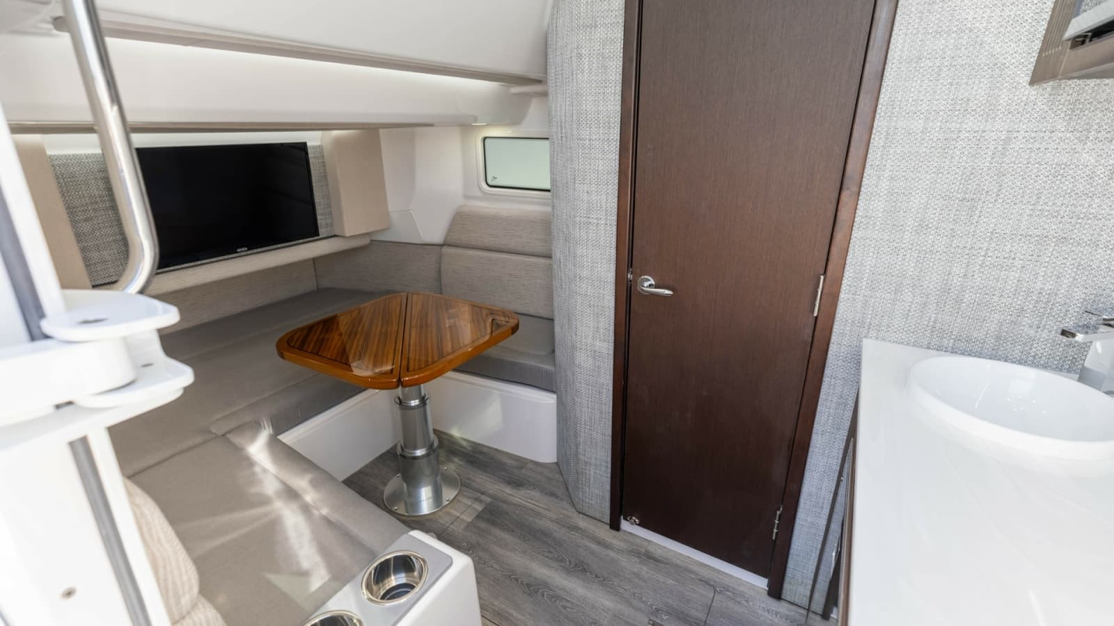 Cozy Interior Cabin with Seating Area