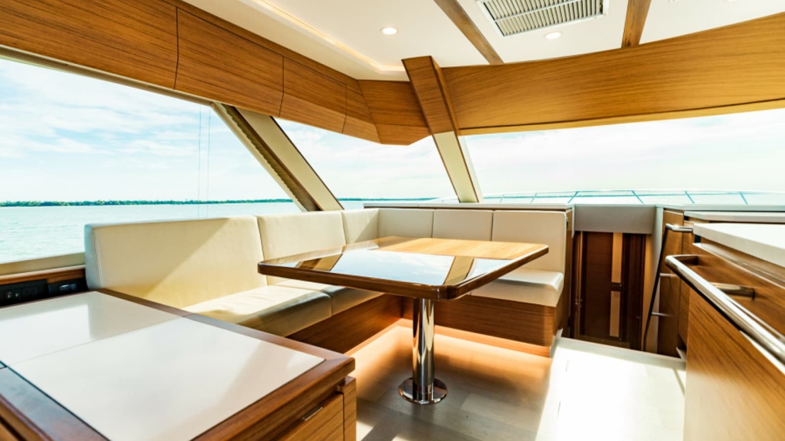 2020 Bertram 61 Convertible "SINE METU" - Spacious Salon with Dinette Area