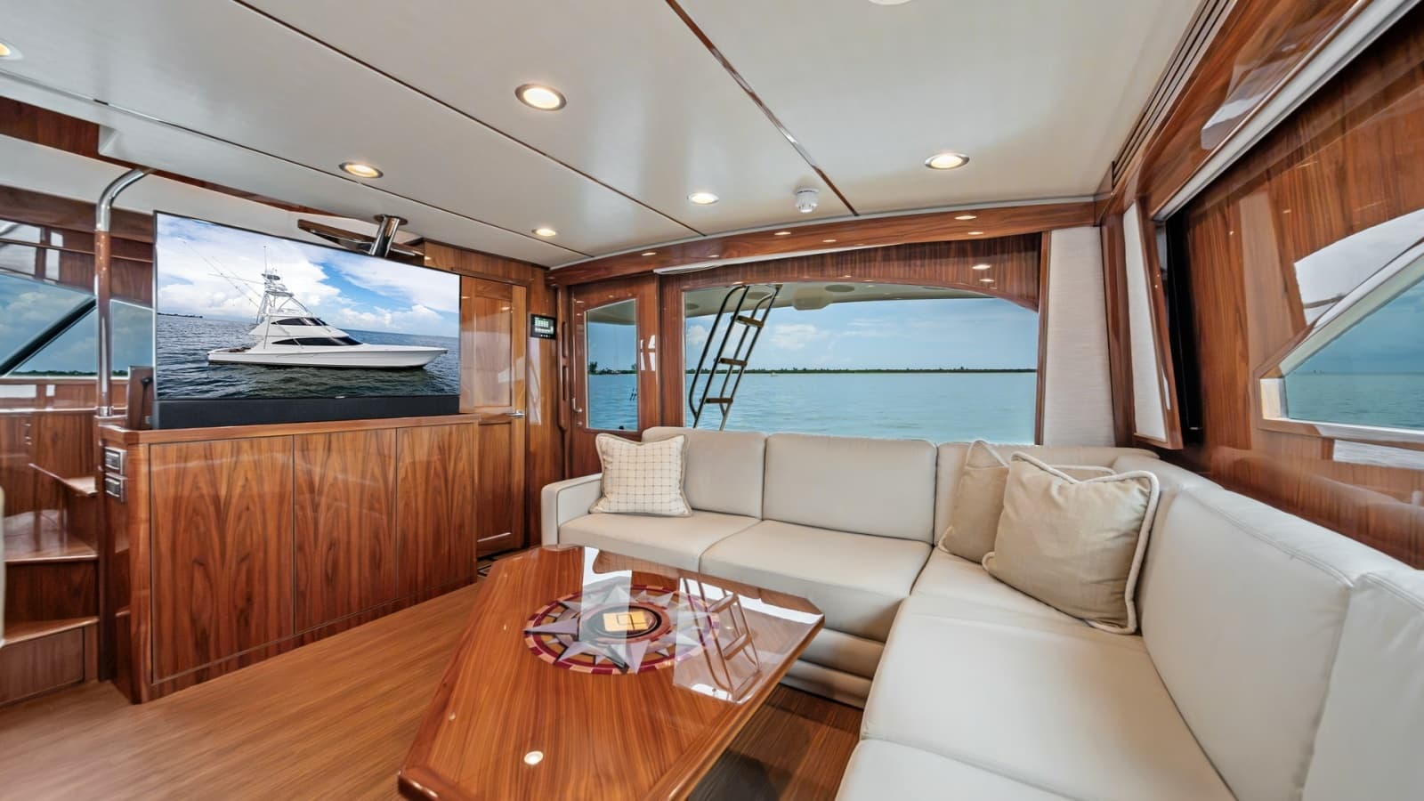 Spacious Salon with Panoramic Views