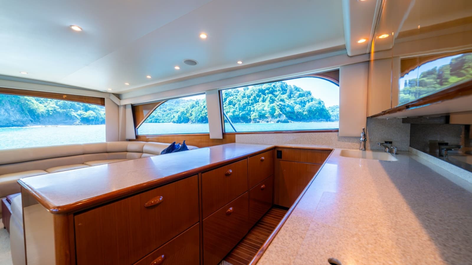 2001 Viking 61 Convertible- Caliente- Galley