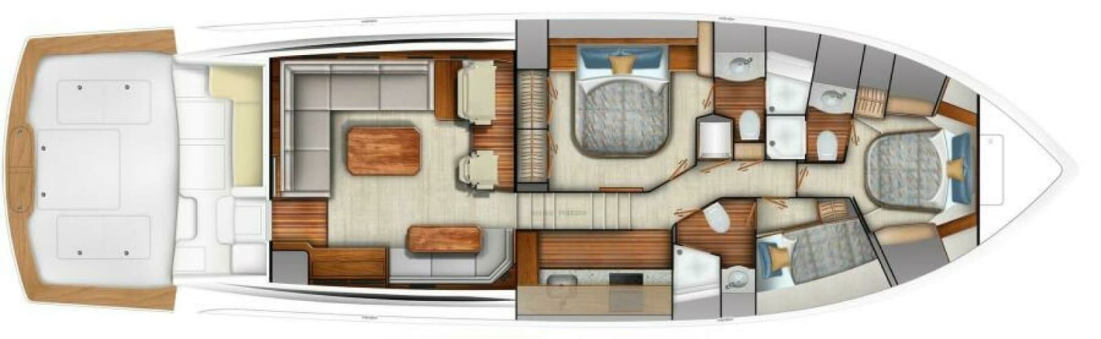 Viking 64 Sport Tower - Layout