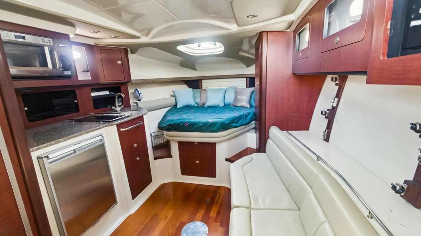 Interior Cabin with Galley and Berth