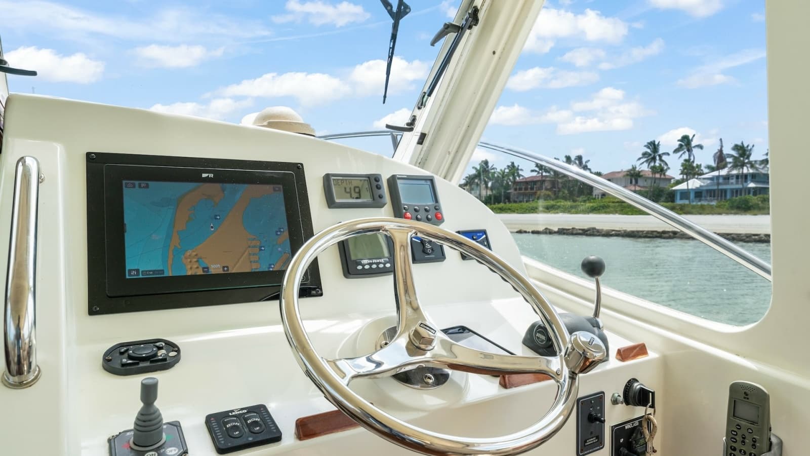 Helm Station with Navigation Display