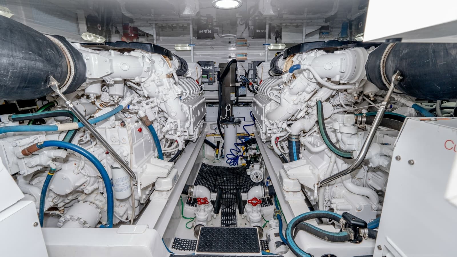 Engine Room with Dual Engines