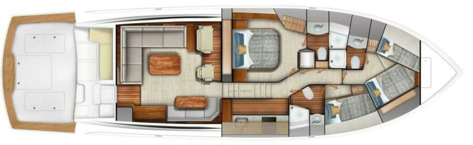 Viking 64 Sport Tower - Layout