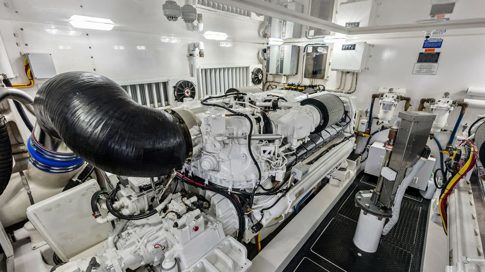 Engine Room with Twin Engines