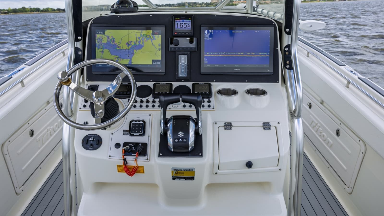 Helm Station with Dual Displays