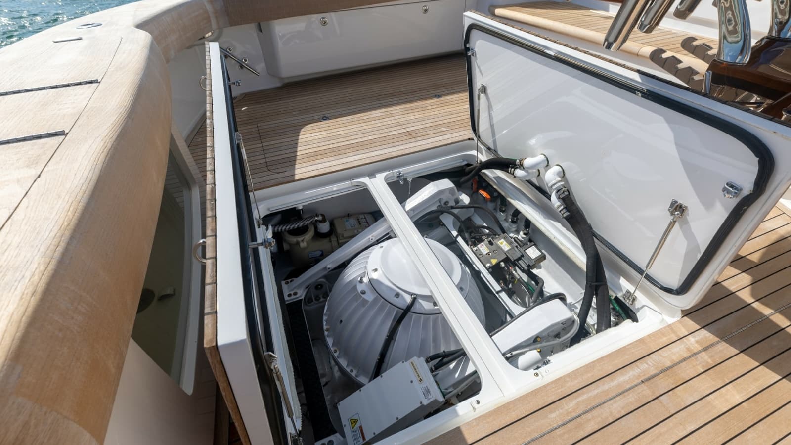Engine Compartment Access Hatch