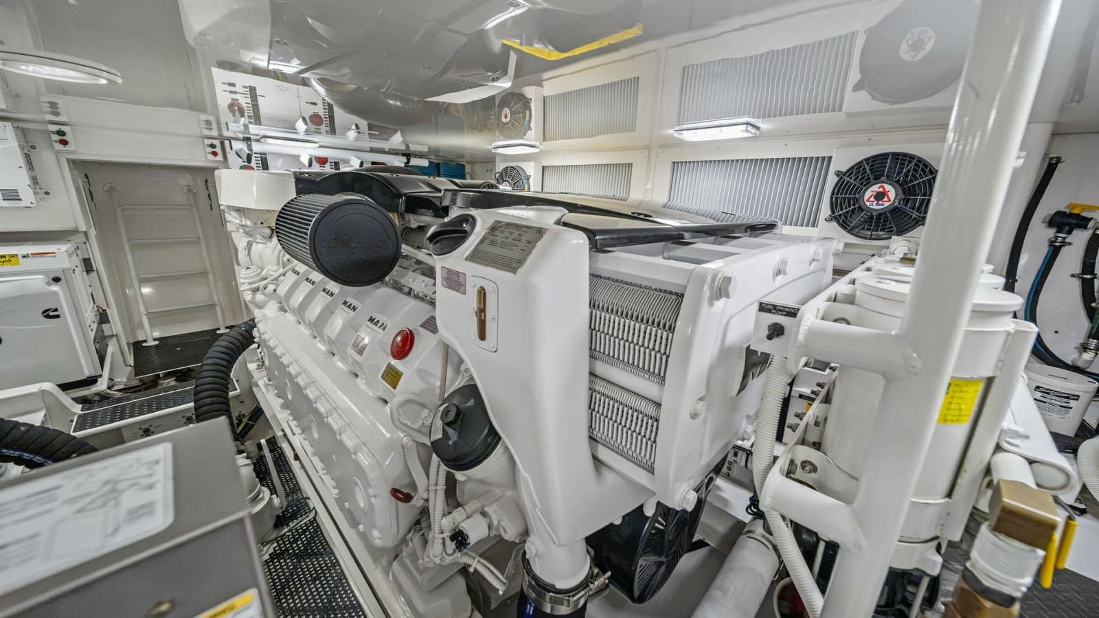 Engine Room with Twin Engines