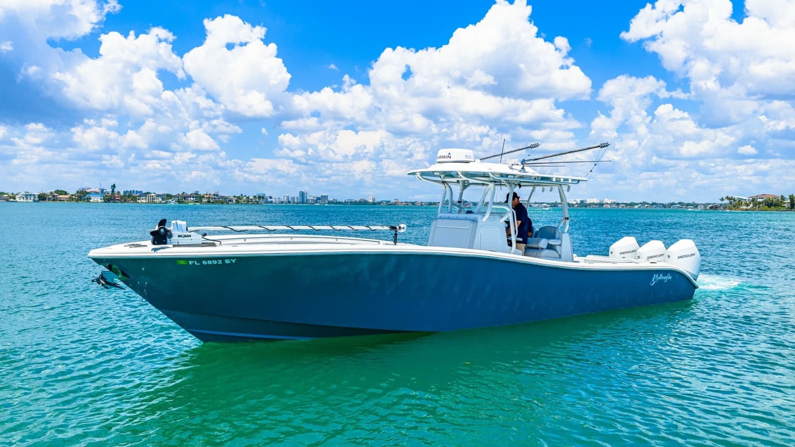 Starboard View of Yellowfin 36 Offshore