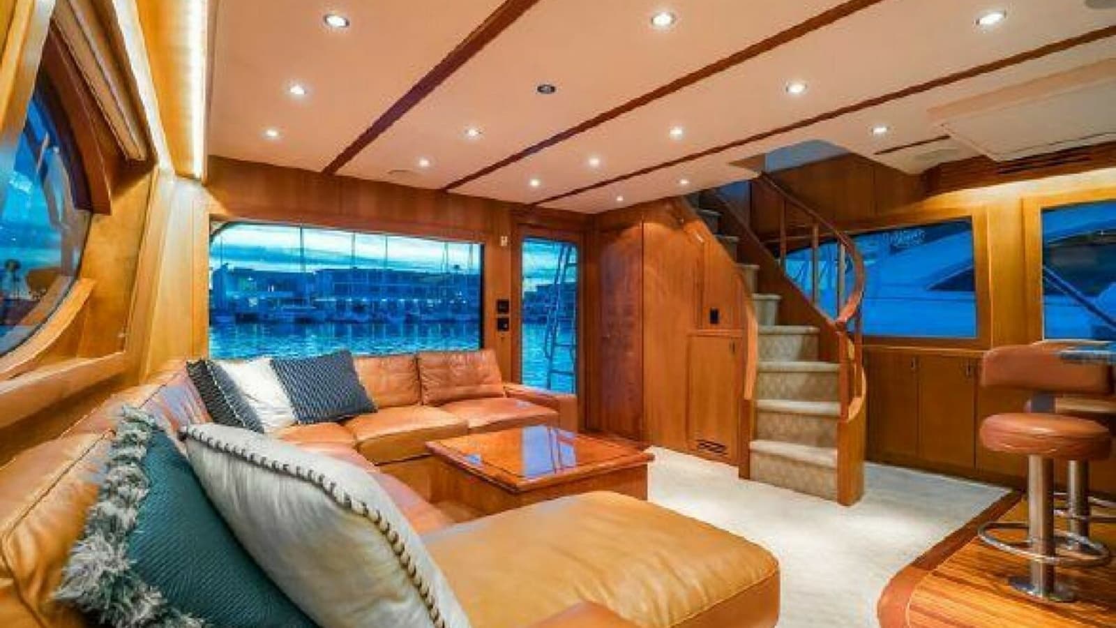 2008 Hatteras 77 Enclosed Bridge "Desperado"-Galley