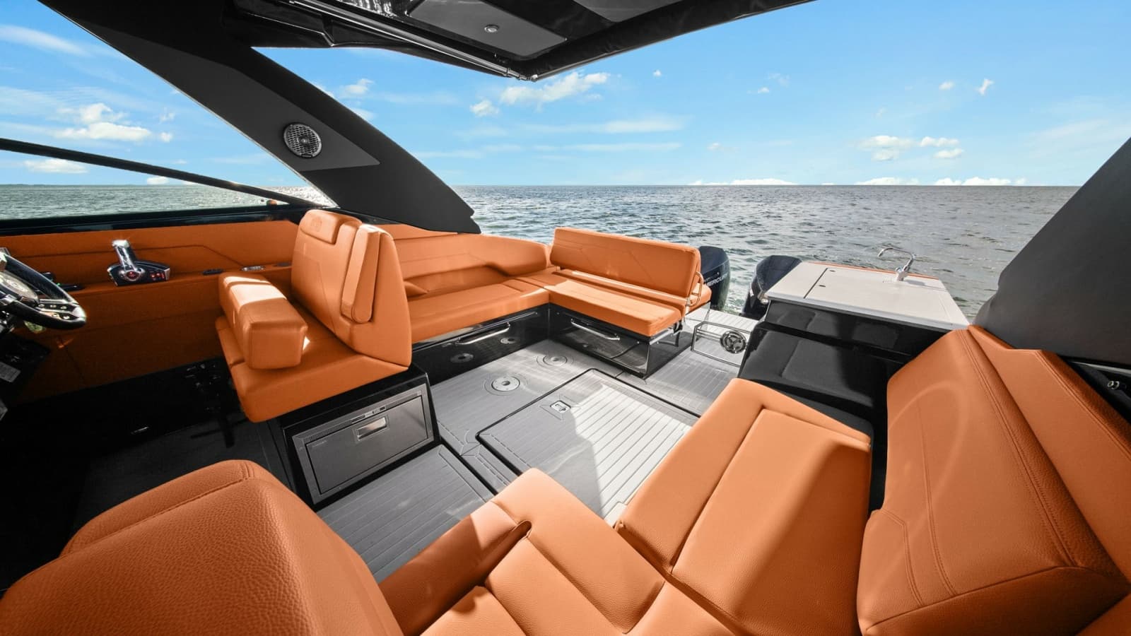 Spacious Cockpit Lounge Area