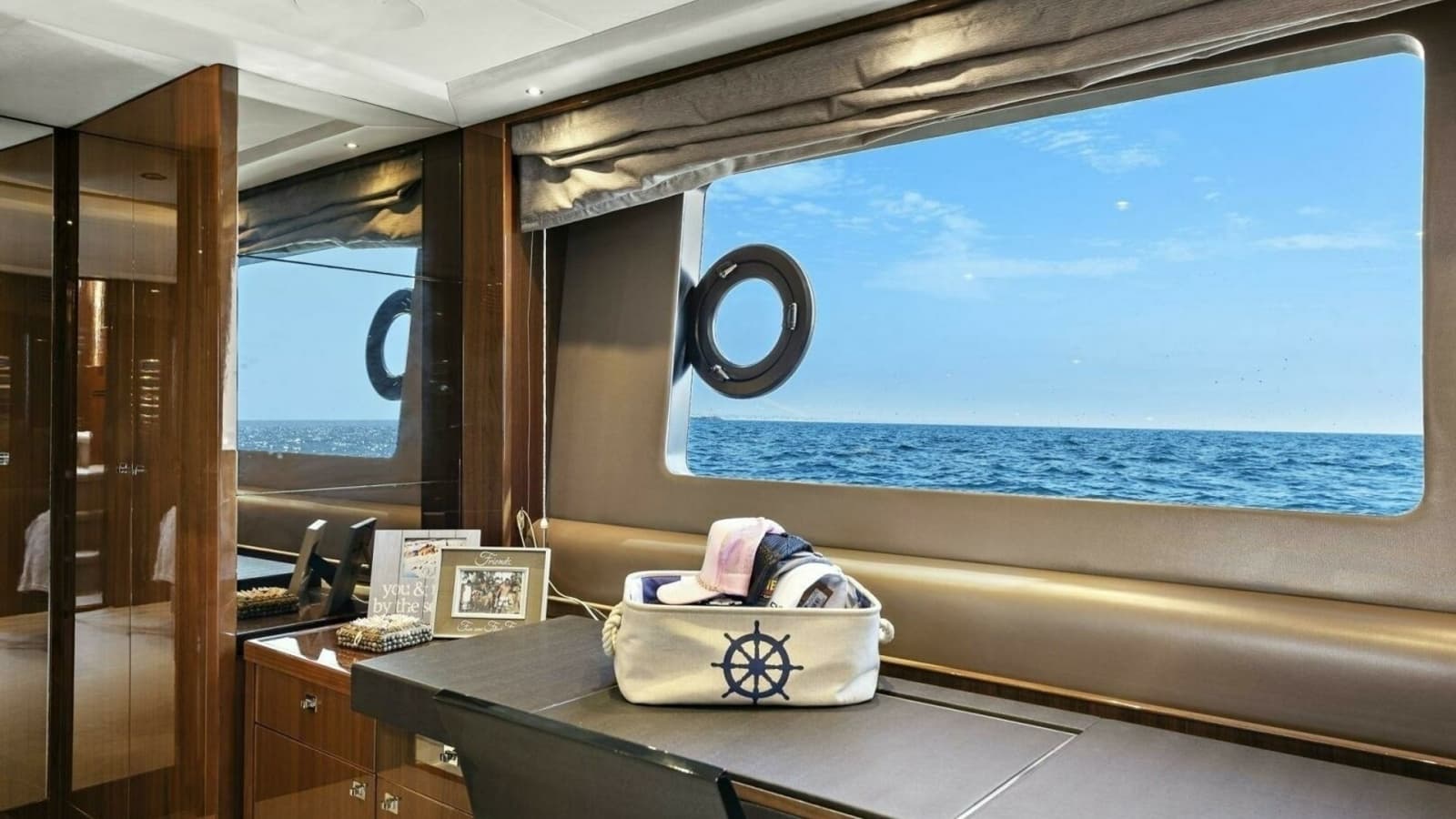 2015 Princess 72 Motor Yacht "LA-Z-BUOY" Master Stateroom Office Space