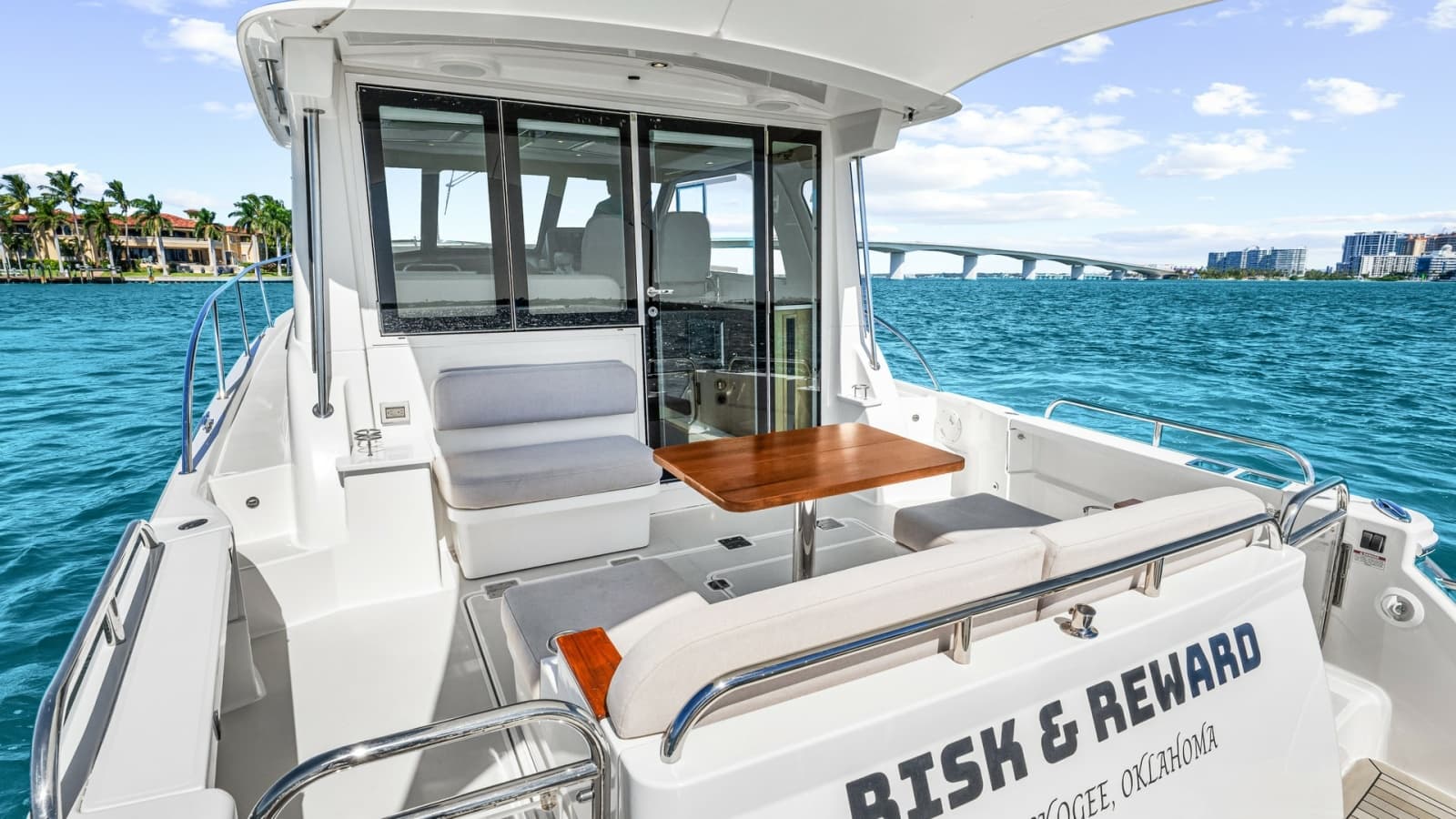 Aft Deck with Seating Area