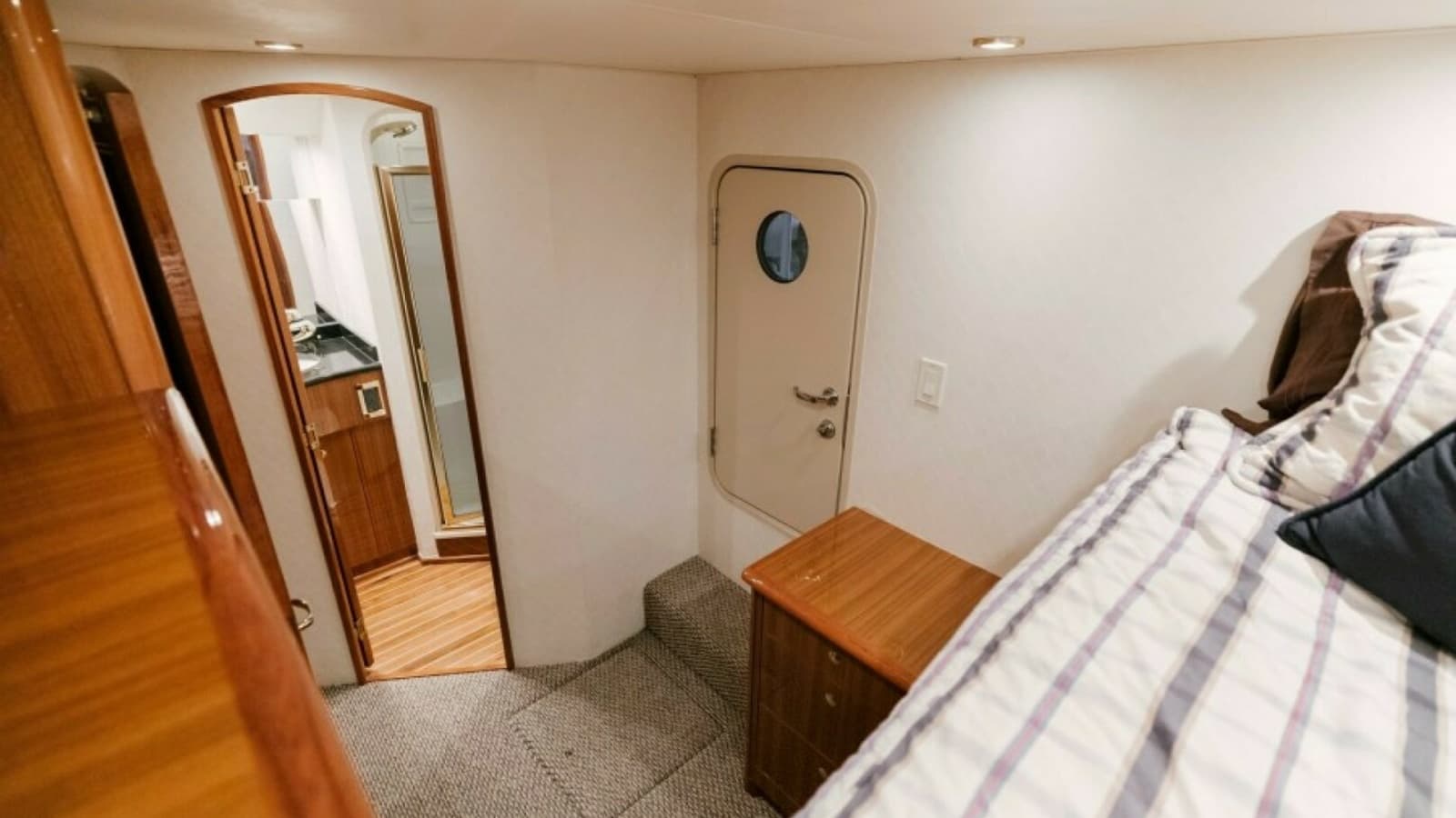 2006 Viking 74 Enclosed Bridge "KickBack" - Bunk Cabin with En Suite Access