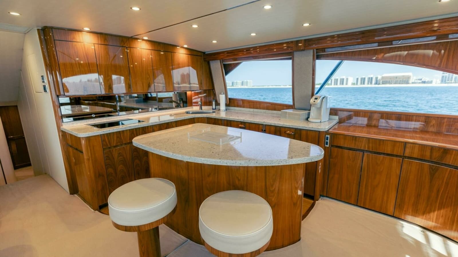2018 Viking 62 Convertible- Da'Grits- Galley
