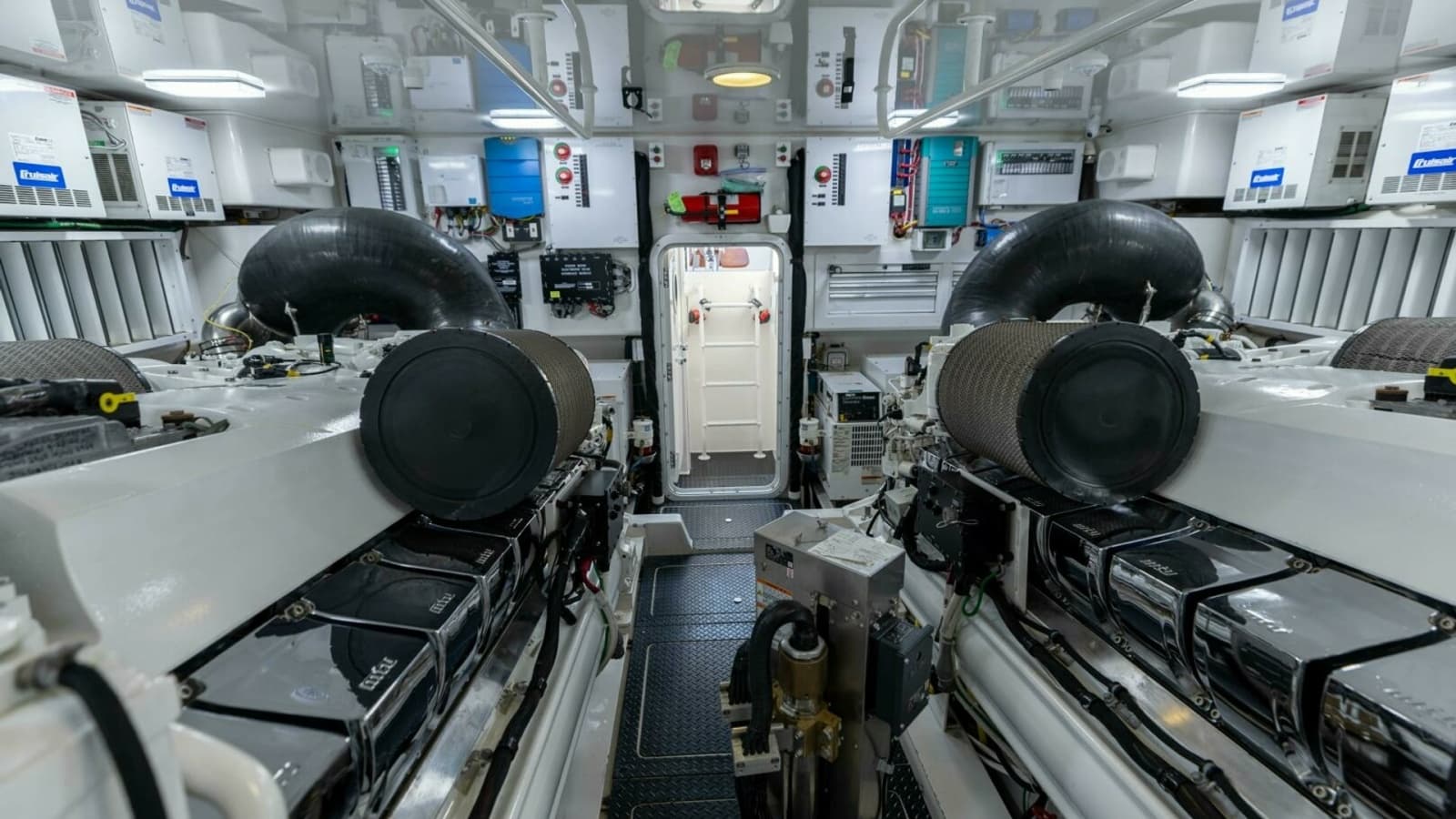 2013 Viking 76 Convertible- REEL FIRE- Engine Room