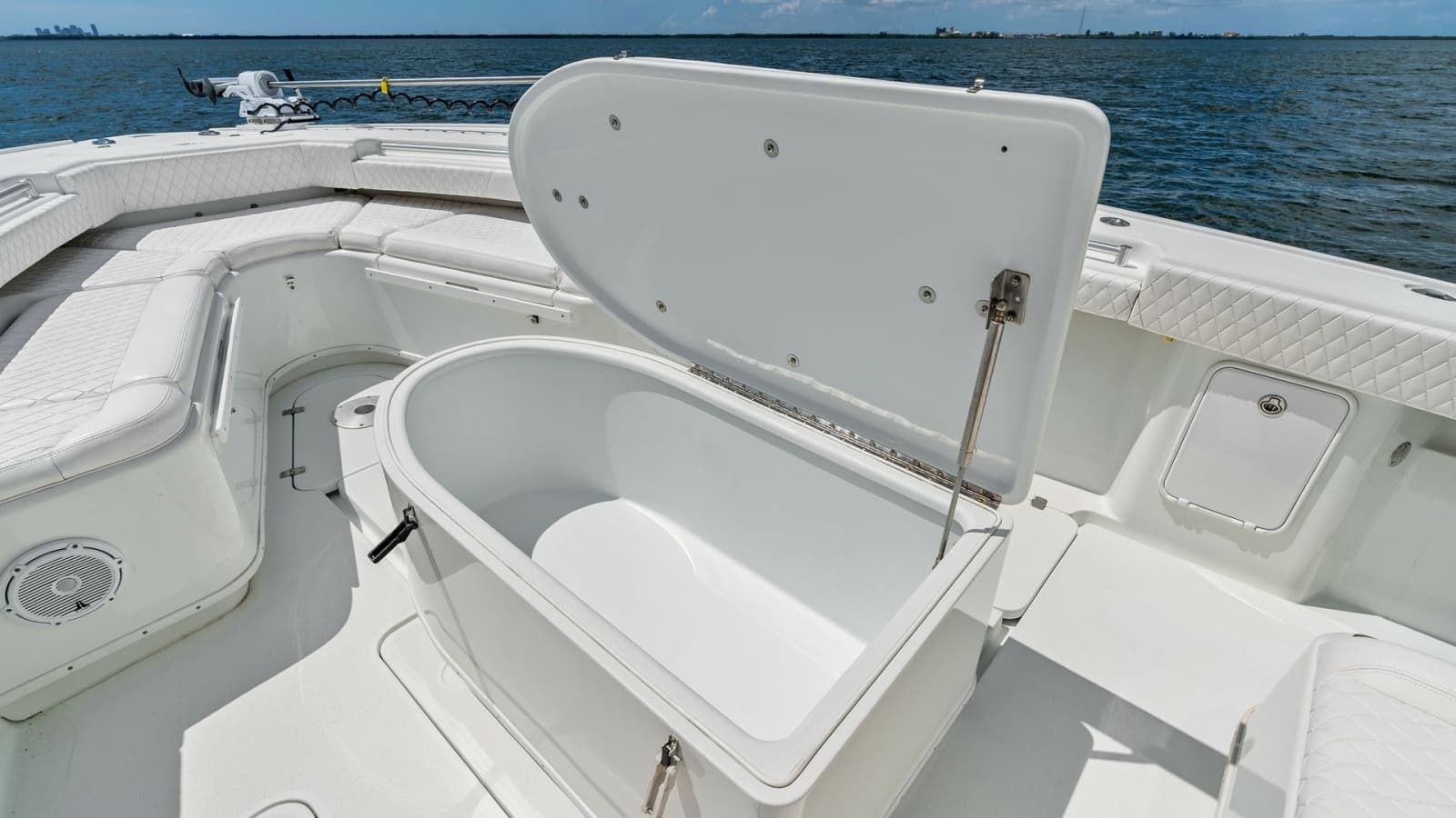 Bow Fish Box Storage Open