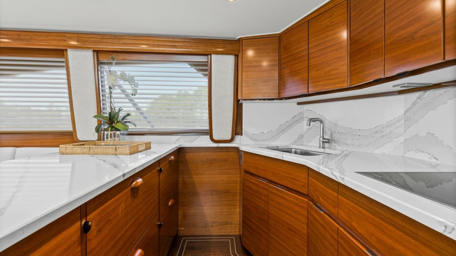 Galley with Modern Finishes