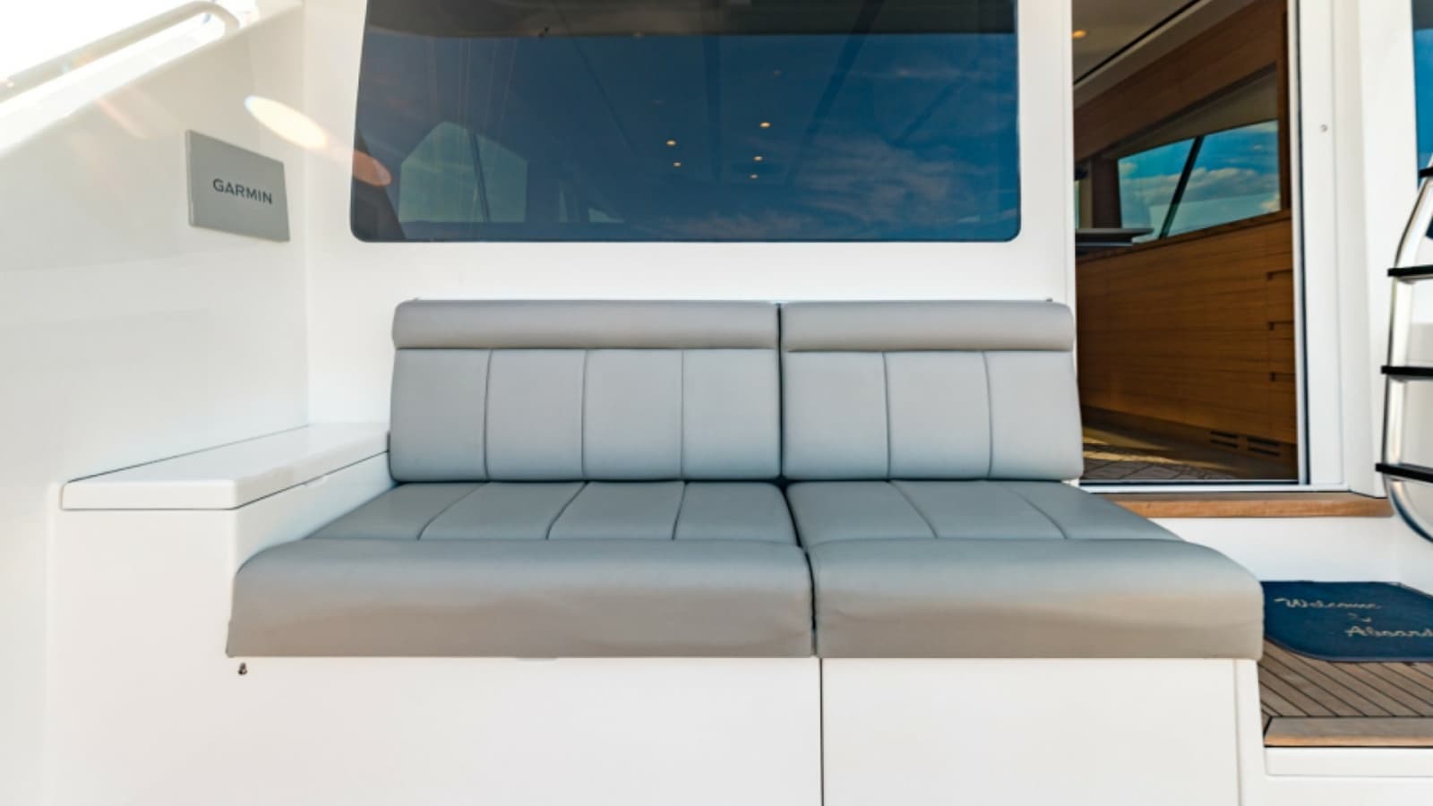 2020 Bertram 61 Convertible "SINE METU" - Aft Deck Bench Seating
