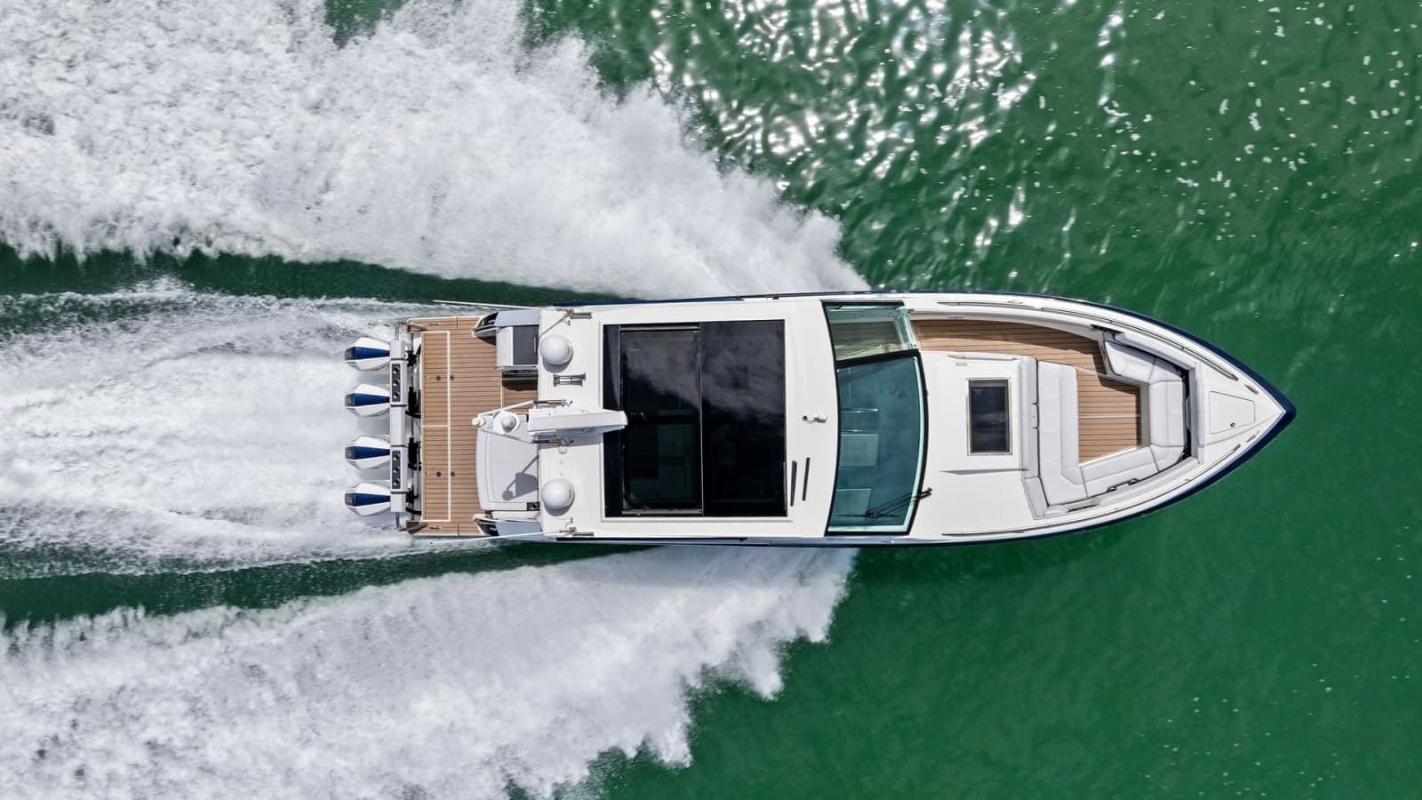 Aerial View of Sporty Deck