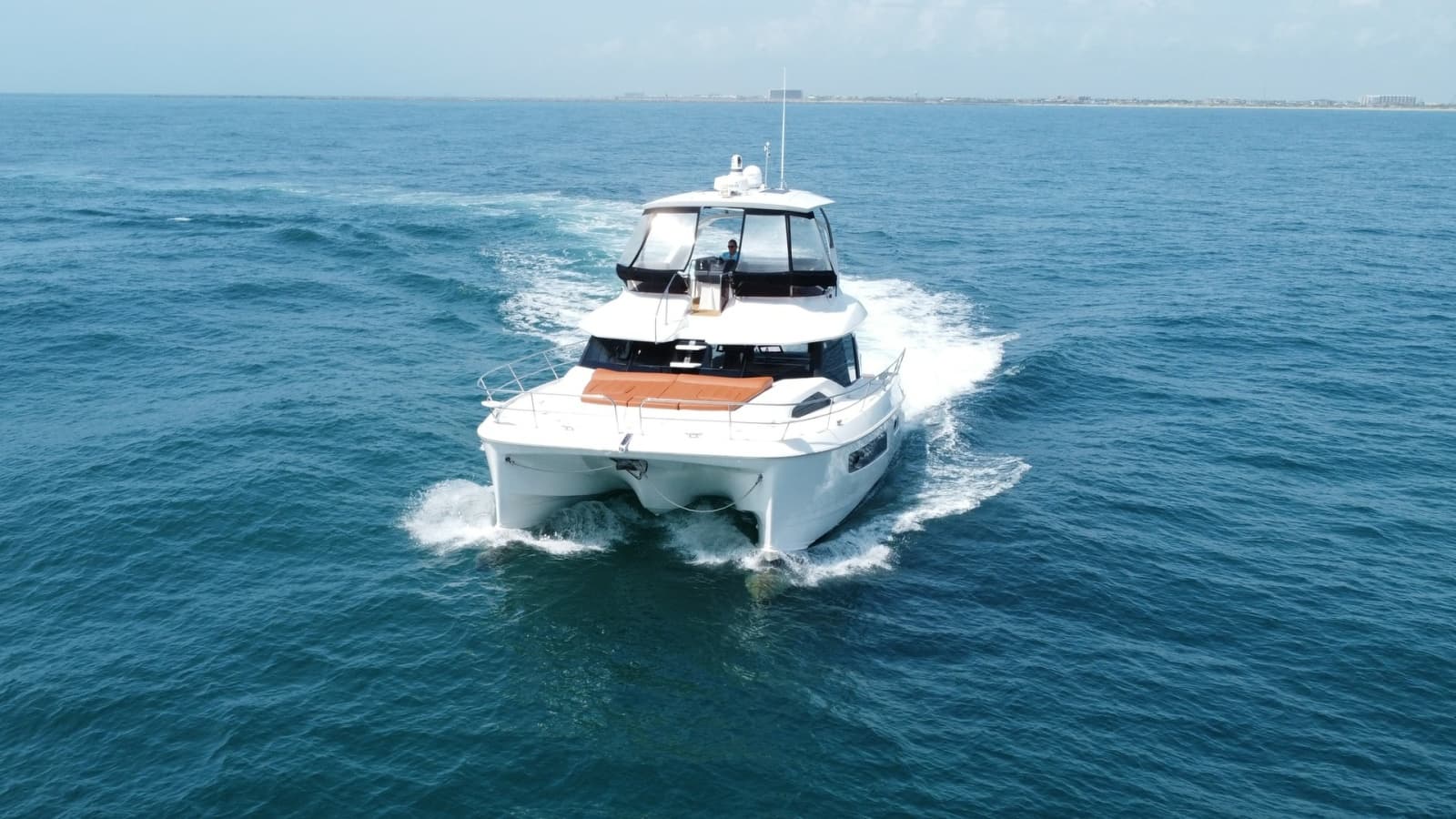 Aquila 44 CAT Bow View
