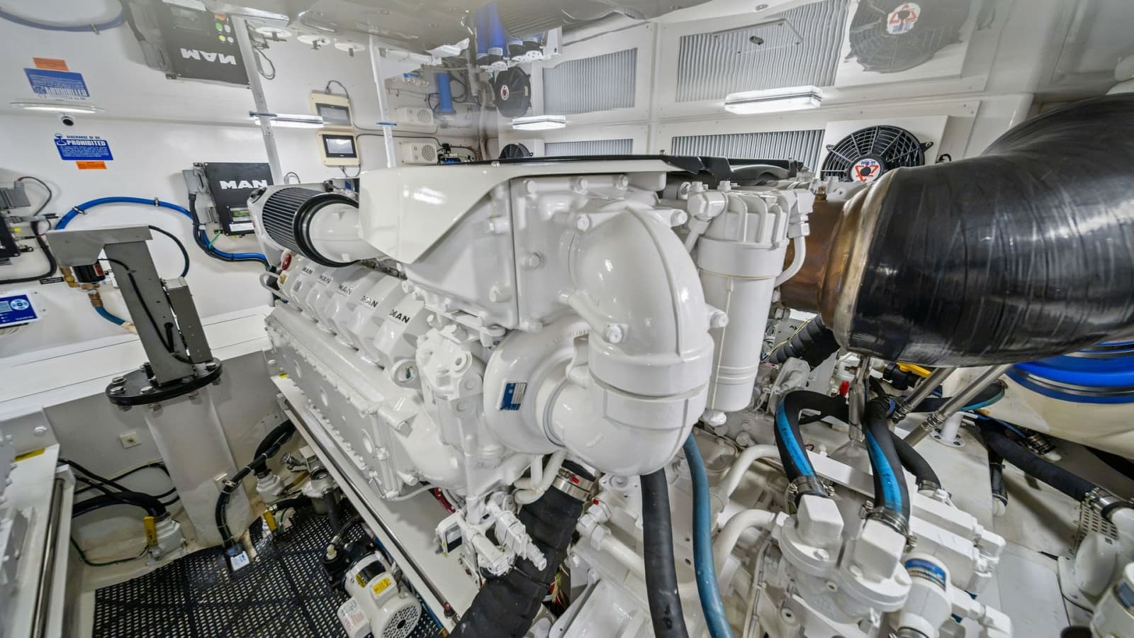 Engine Room with MAN Engines