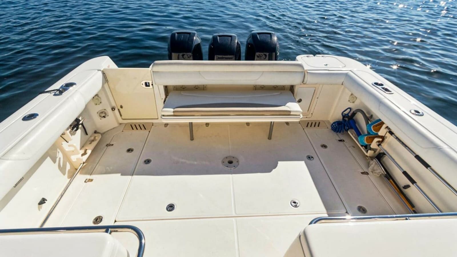 Spacious Aft Deck with Seating