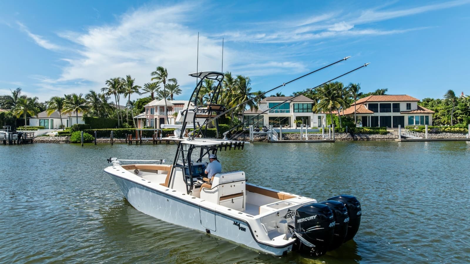 Aft View with Dual Outboards