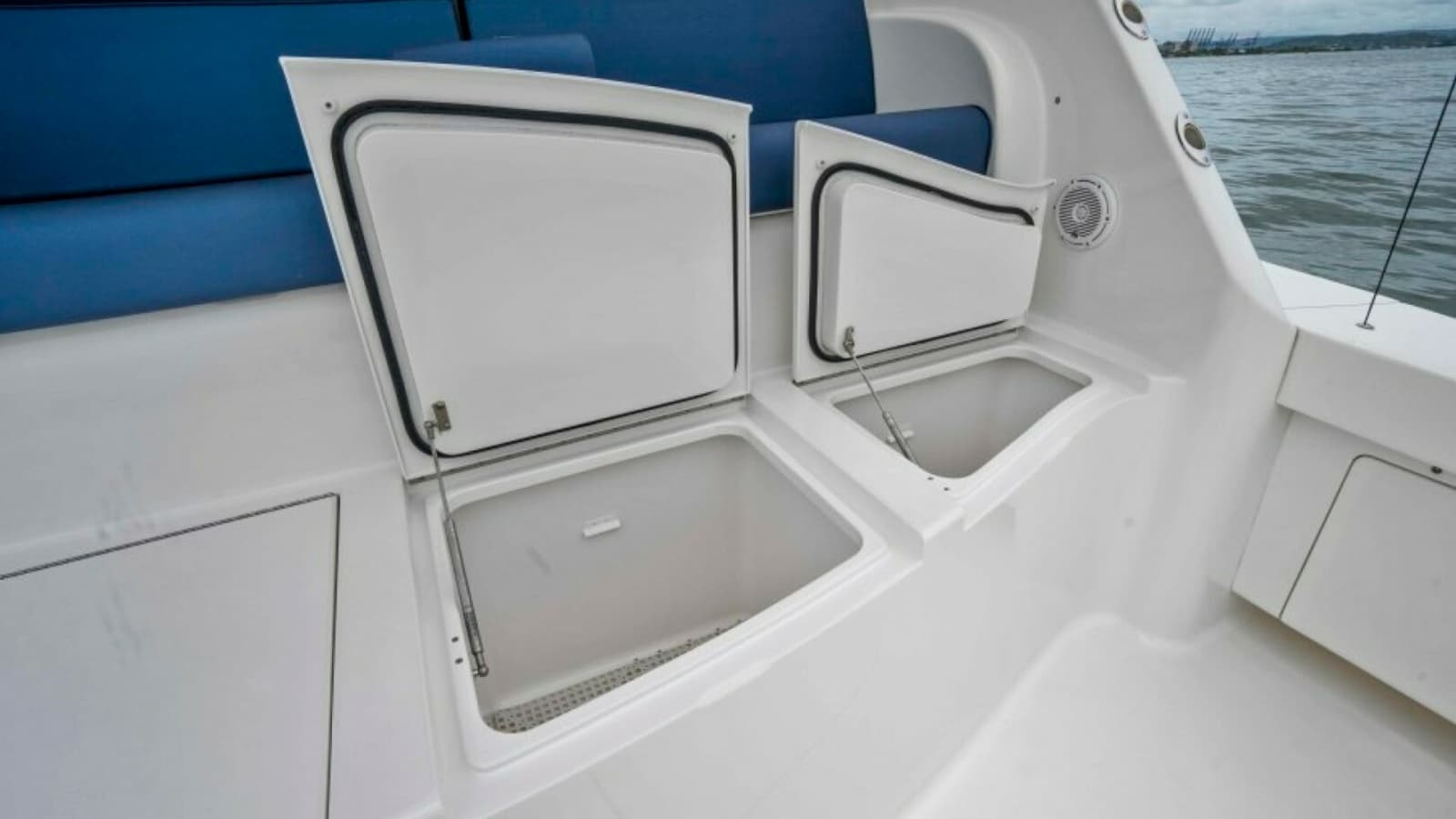 Cockpit Storage and Seating Area