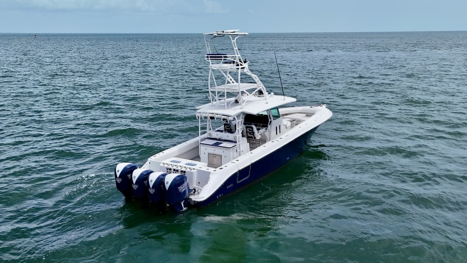 Aerial View of Aft Deck and Helm