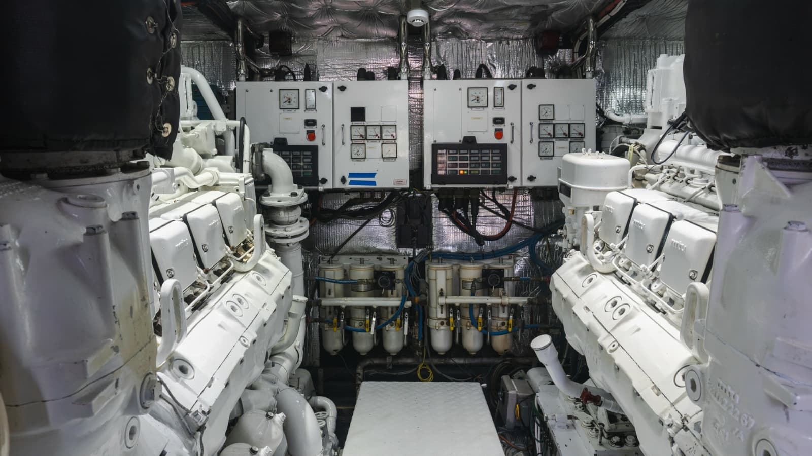 Engine Room with Dual Engines