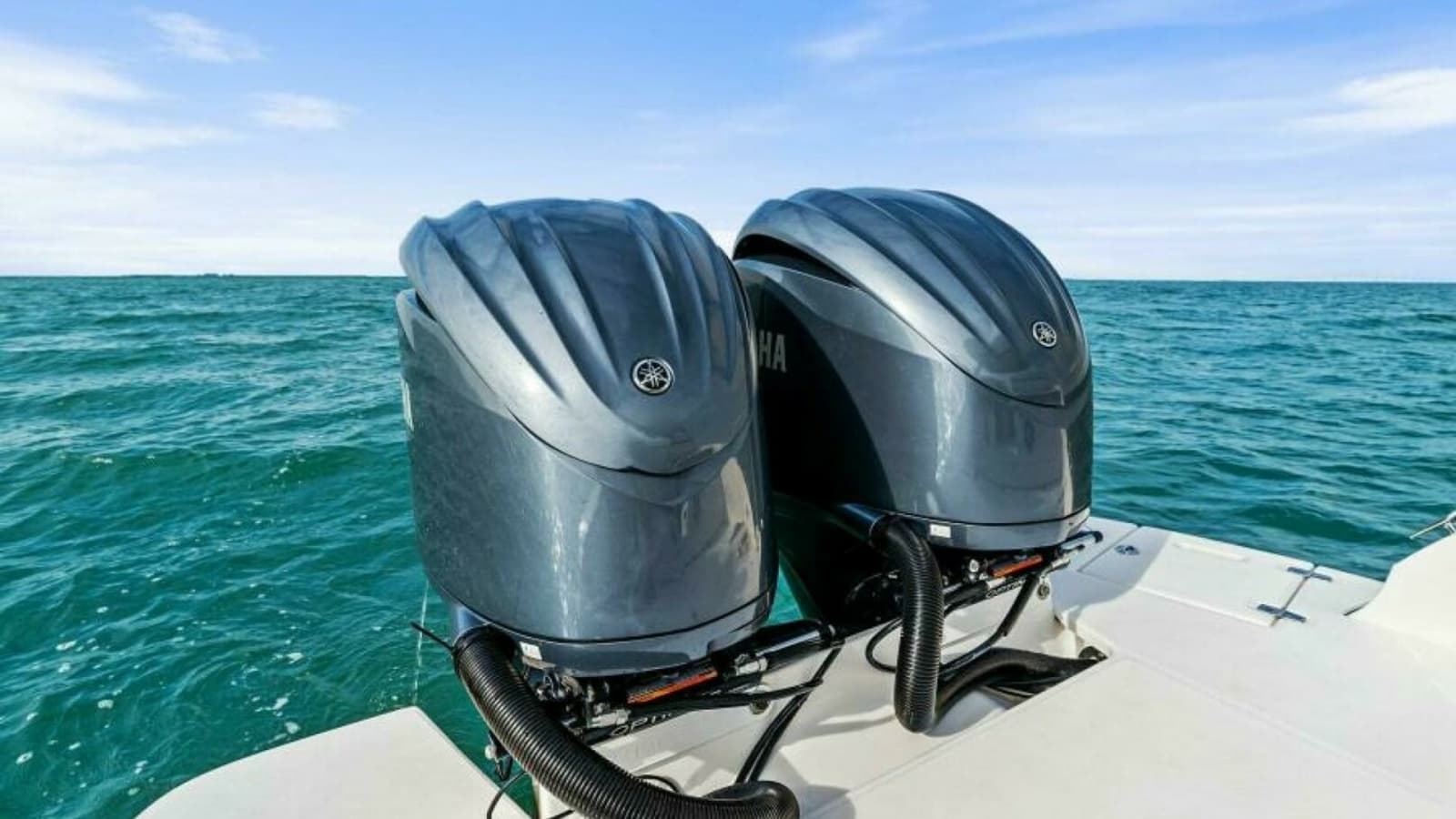 Twin Outboard Engines on Stern