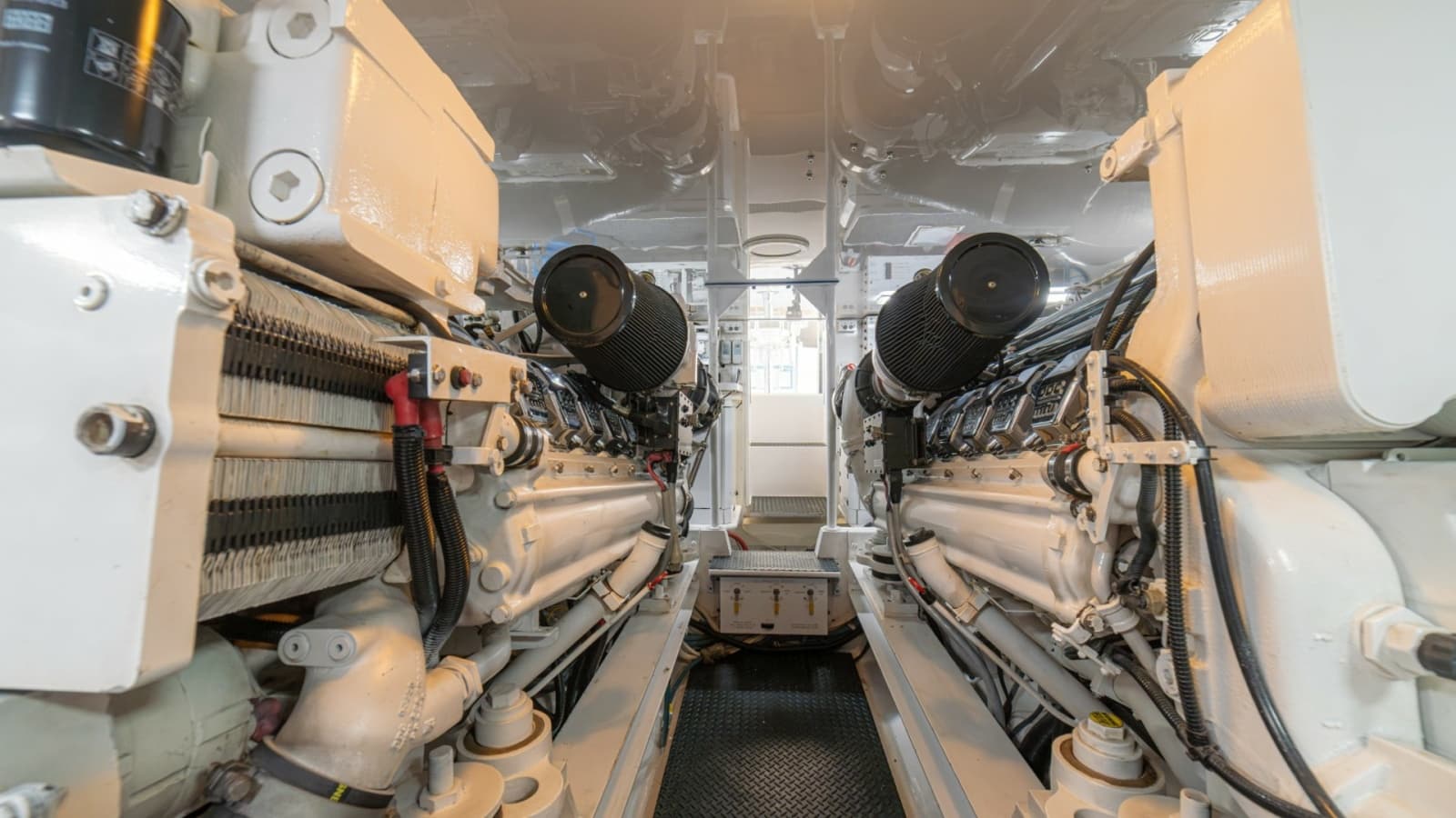 Engine Room with Dual Engines