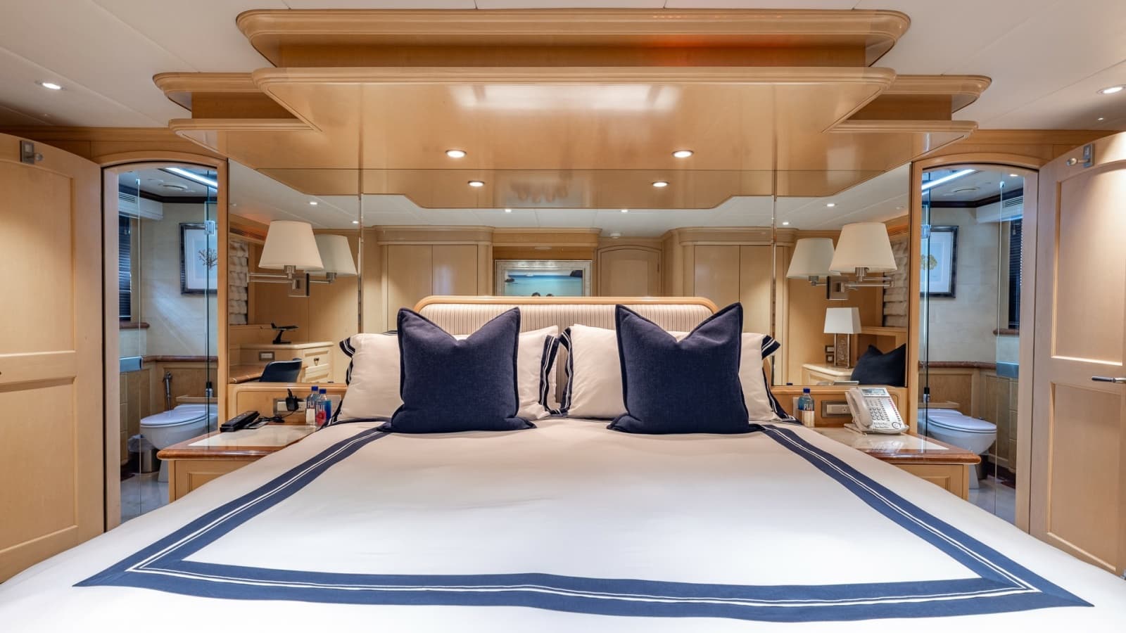 1998 Trinity Yachts Sport Fisherman - BAD COMPANY: Master Stateroom with Ensuite Access