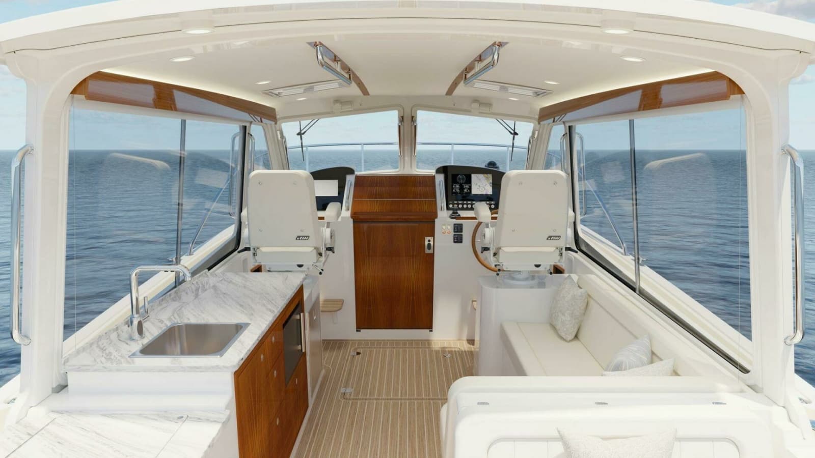 Galley, Kitchenette & Helm Station Seating