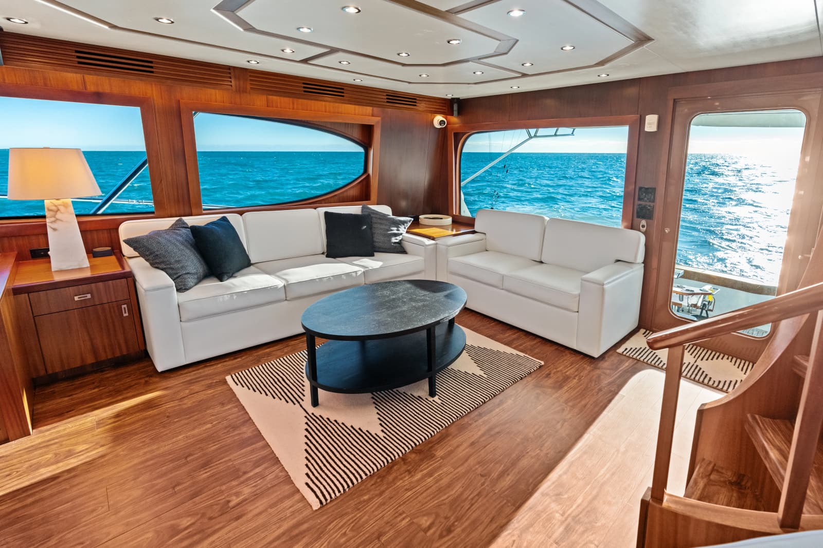 2011 Hatteras Enclosed Bridge