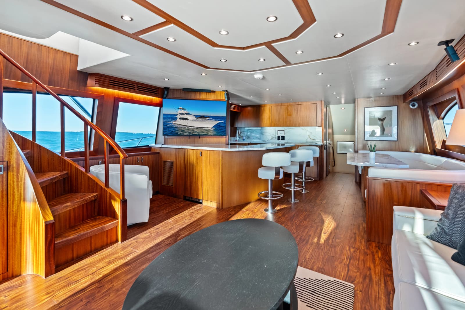 2011 Hatteras Enclosed Bridge