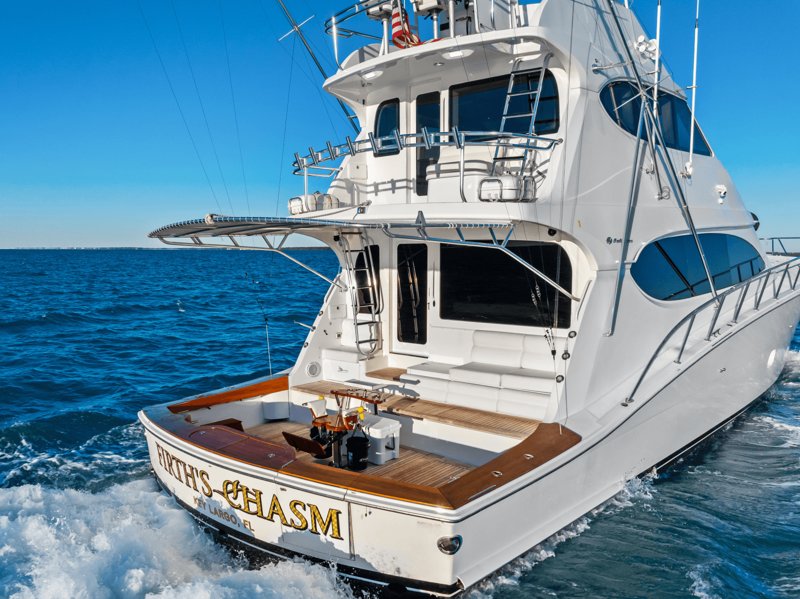 2011 Hatteras Enclosed Bridge