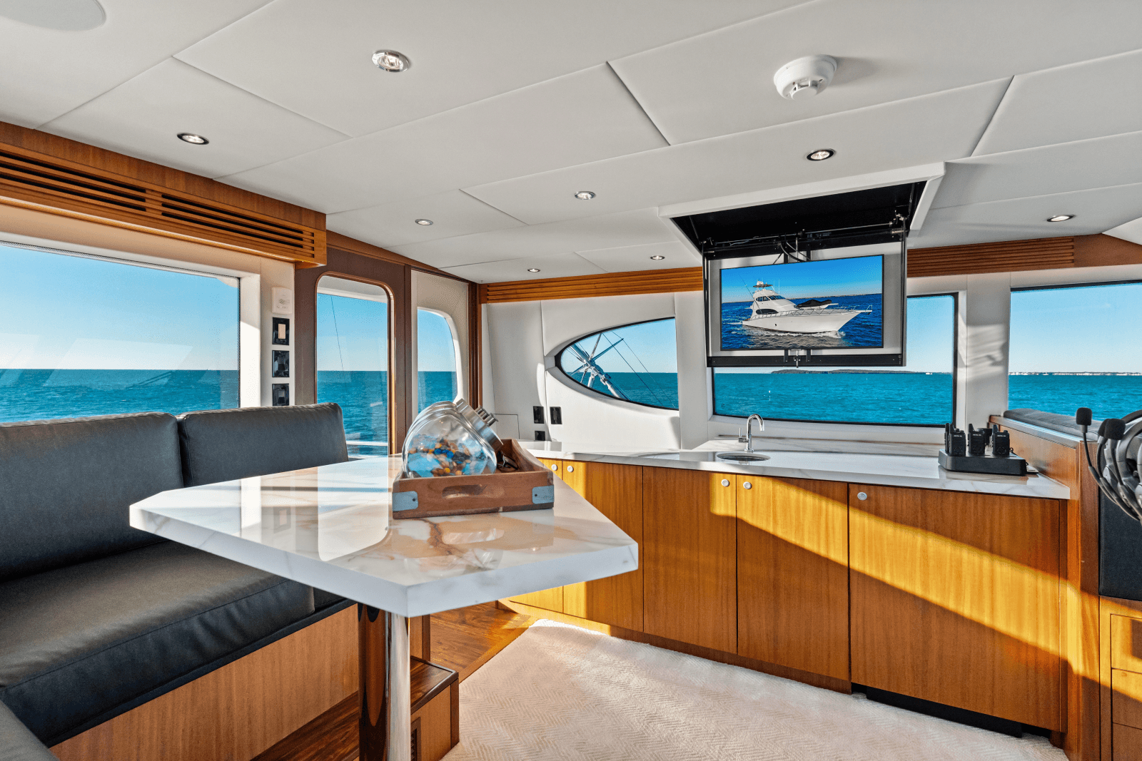 2011 Hatteras Enclosed Bridge